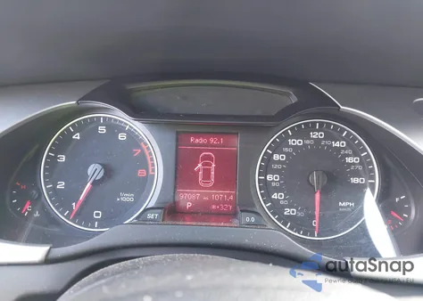 2011 Audi A4 2.0T Premium from USA, damaged, VIN WAUSFAFL5BA139212